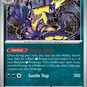 Karta Pokémon: Phantasmal Flames - 068 - Toxtricity  (Reverse Holo)