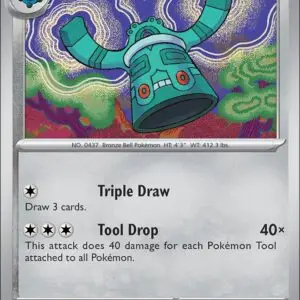Karta Pokémon: Phantasmal Flames - 072 - Bronzong (Reverse Holo)