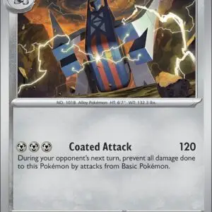 Karta Pokémon: Phantasmal Flames - 075 - Archaludon (Reverse Holo)