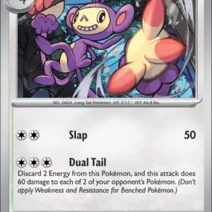 Karta Pokémon: Phantasmal Flames - 079 - Ambipom (Reverse Holo)