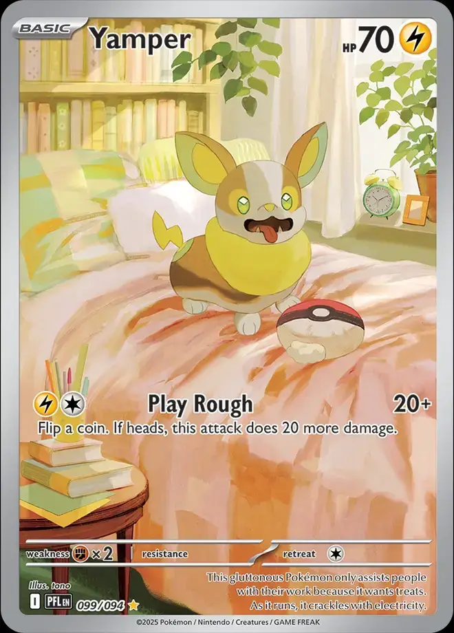 Karta Pokémon: Phantasmal Flames - 099 - Yamper