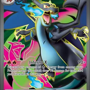 Karta Pokémon: Phantasmal Flames - 109 - Mega Charizard X ex