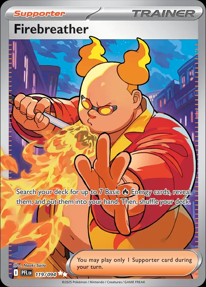 Karta Pokémon: Phantasmal Flames - 119 - Firebreather