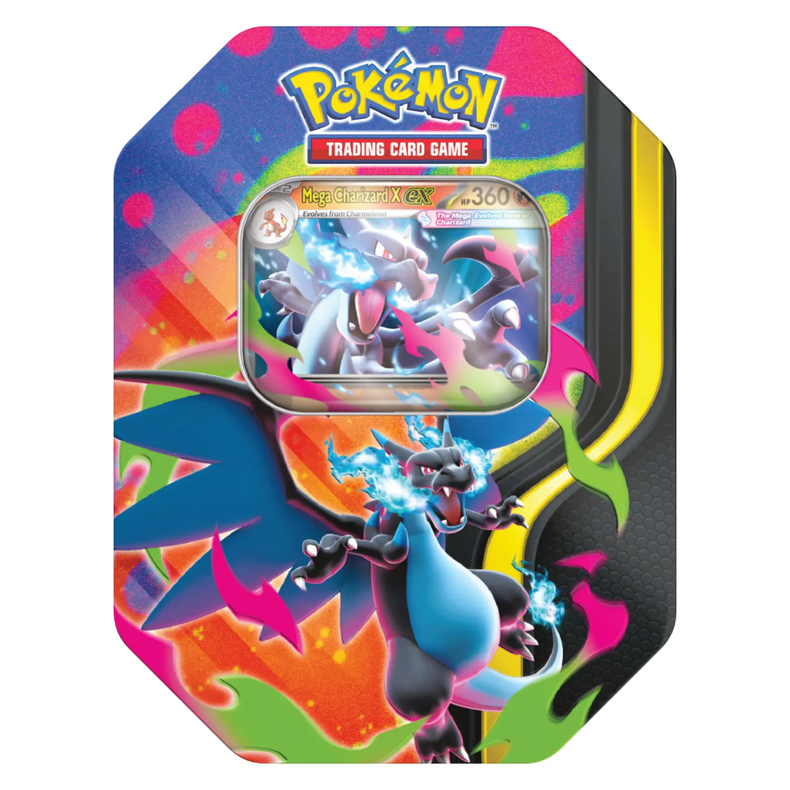 Pokémon TCG: Mega Charizard Tin - Mega Charizard X ex