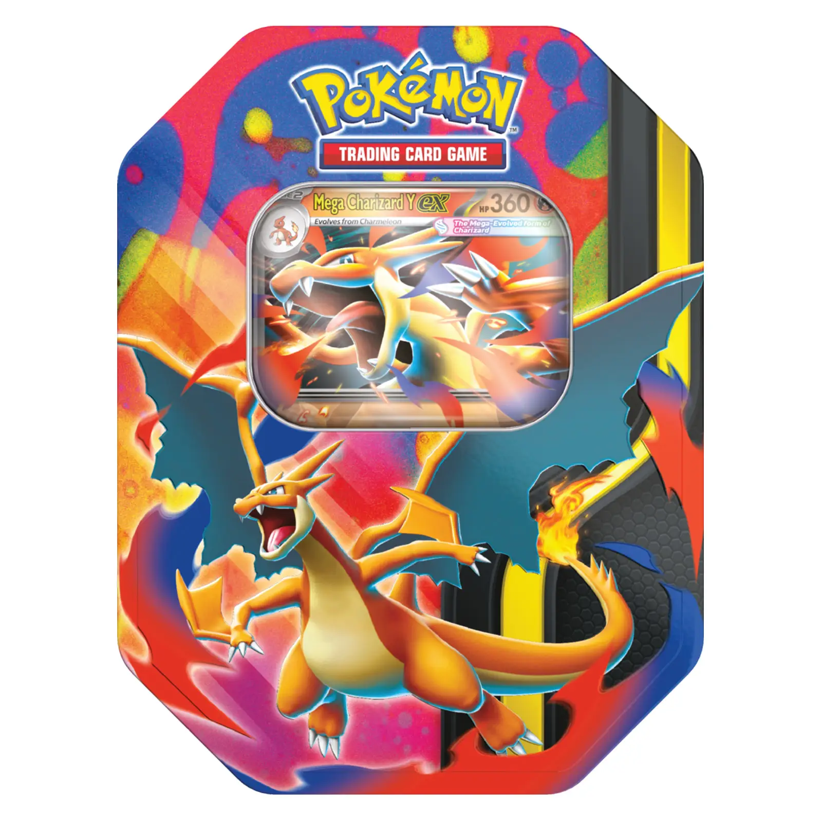 Pokémon TCG: Mega Charizard Tin - Mega Charizard Y ex