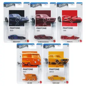 Zestaw Hot Wheels Silver Series Pantone 5 szt.