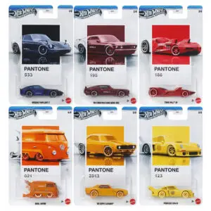 Zestaw Hot Wheels Silver Series Pantone 6 szt.