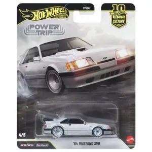 '84 Mustang SVO Hot Wheels Premium Car Culture Power Trip (JKF31)