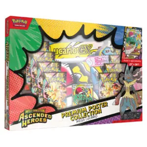 Pokémon TCG: Mega Evolution - Ascended Heroes - Premium Poster Collection - Lucario