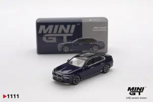 Mini GT BMW i7 xDrive60 Tanzanite Blue Metallic (LHD)
