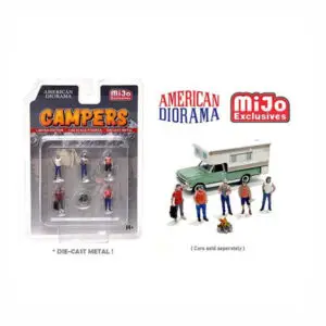 American Diorama - 1:64 Campers Figure Set