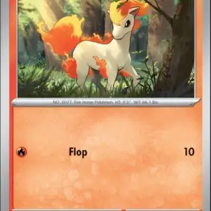 Karta Pokémon: Stellar Crown - 019 - Ponyta (Reverse Holo)