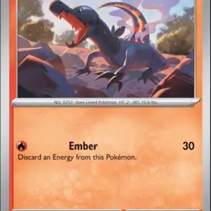 Karta Pokémon: Stellar Crown - 023 - Salandit (Reverse Holo)