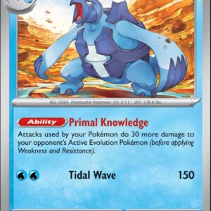 Karta Pokémon: Stellar Crown - 038 - Carracosta (Reverse Holo)