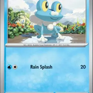 Karta Pokémon: Stellar Crown - 039 - Froakie (Reverse Holo)