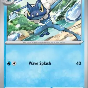 Karta Pokémon: Stellar Crown - 040 - Frogadier (Reverse Holo)