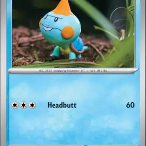 Karta Pokémon: Stellar Crown - 043 - Chewtle (Reverse Holo)