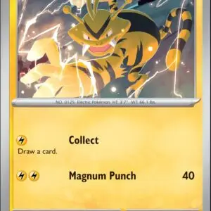 Karta Pokémon: Stellar Crown - 046 - Electabuzz (Reverse Holo)