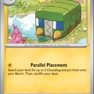 Karta Pokémon: Stellar Crown - 052 - Charjabug (Reverse Holo)