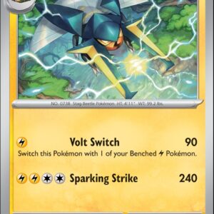Karta Pokémon: Stellar Crown - 053 - Vikavolt (Reverse Holo)