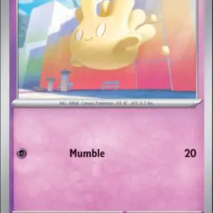 Karta Pokémon: Stellar Crown - 064 - Milcery (Reverse Holo)