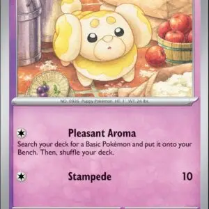 Karta Pokémon: Stellar Crown - 066 - Fidough (Reverse Holo)