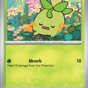 Karta Pokémon: Obsidian Flames - 019 - Smoliv (Reverse Holo)