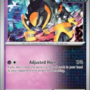 Karta Pokémon: Stellar Crown - 071 - Iron Boulder (Reverse Holo)
