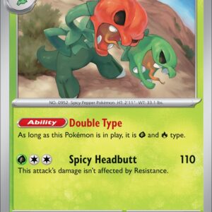 Karta Pokémon: Obsidian Flames - 025 - Scovillain (Reverse Holo)