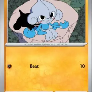 Karta Pokémon: Stellar Crown - 077 - Meditite (Reverse Holo)