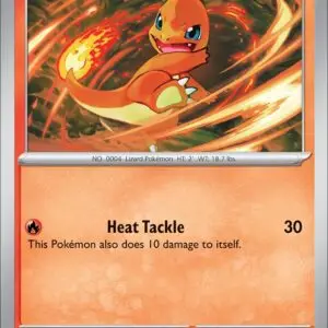 Karta Pokémon: Obsidian Flames - 026 - Charmander (Reverse Holo)
