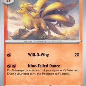 Karta Pokémon: Obsidian Flames - 029 - Ninetales (Reverse Holo)