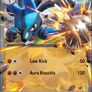 Karta Pokémon: Stellar Crown - 082 - Lucario ex