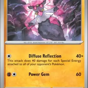 Karta Pokémon: Stellar Crown - 086 - Diancie (Reverse Holo)