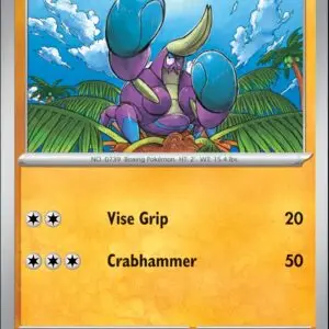 Karta Pokémon: Stellar Crown - 087 - Crabrawler