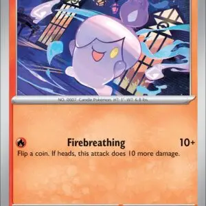 Karta Pokémon: Obsidian Flames - 036 - Litwick (Reverse Holo)