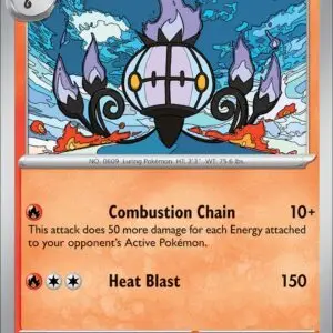 Karta Pokémon: Obsidian Flames - 038 - Chandelure (Reverse Holo)