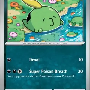 Karta Pokémon: Stellar Crown - 091 - Gulpin (Reverse Holo)