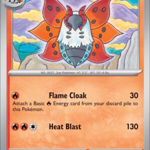 Karta Pokémon: Obsidian Flames - 041 - Volcarona
