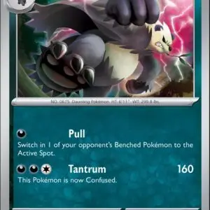Karta Pokémon: Stellar Crown - 093 - Pangoro (Reverse Holo)