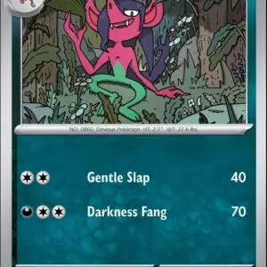 Karta Pokémon: Stellar Crown - 095 - Morgrem (Reverse Holo)