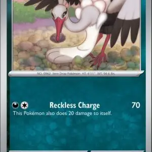 Karta Pokémon: Stellar Crown - 097 - Bombirdier (Reverse Holo)
