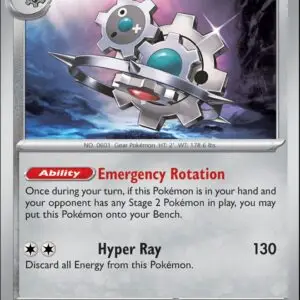Karta Pokémon: Stellar Crown - 101 - Klinklang (Reverse Holo)