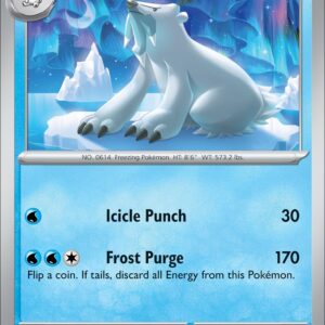 Karta Pokémon: Obsidian Flames - 054 - Beartic (Reverse Holo)