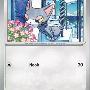 Karta Pokémon: Stellar Crown - 116 - Glameow (Reverse Holo)