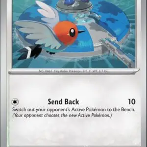 Karta Pokémon: Stellar Crown - 121 - Fletchling (Reverse Holo)