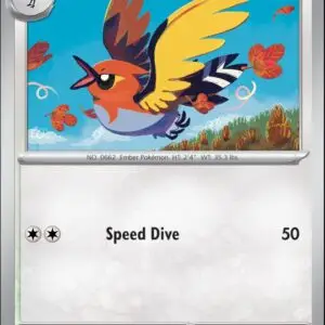 Karta Pokémon: Stellar Crown - 122 - Fletchinder