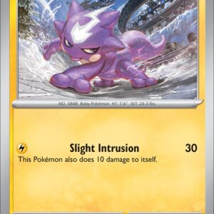 Karta Pokémon: Obsidian Flames - 071 - Toxel (Reverse Holo)