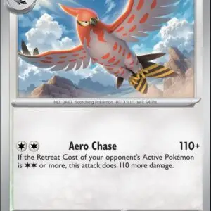 Karta Pokémon: Stellar Crown - 123 - Talonflame (Reverse Holo)