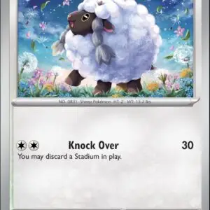 Karta Pokémon: Stellar Crown - 124 - Wooloo (Reverse Holo)
